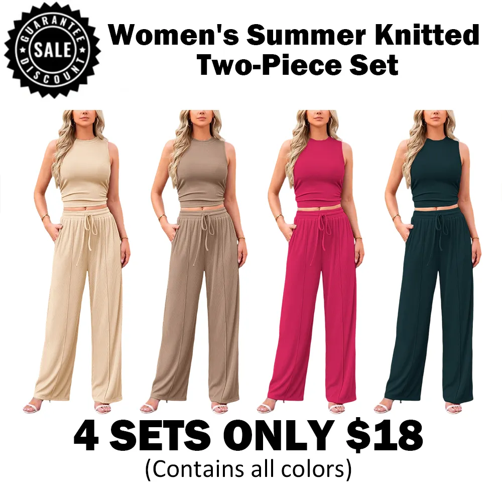 🔥Women'S Summer Two-Piece Set🔥8-Sets - All Colors Included