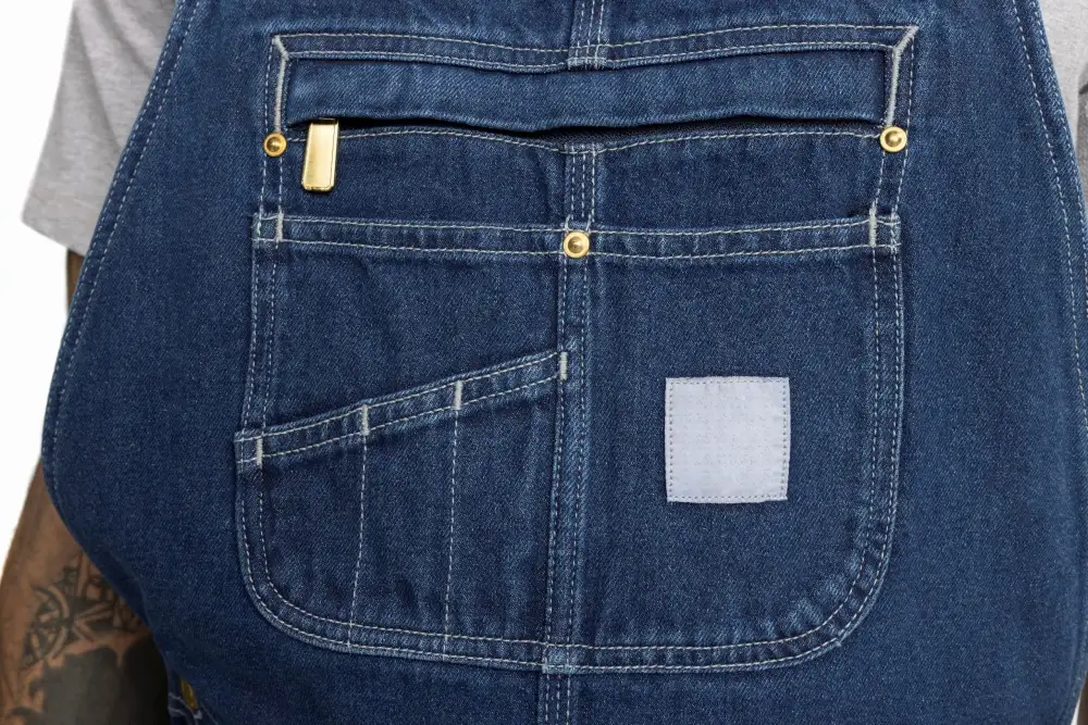 🔥Best-Selling Men’s Denim Bib Overalls – Heavy-Duty Workwear with Adjustable Straps & Tool Pockets