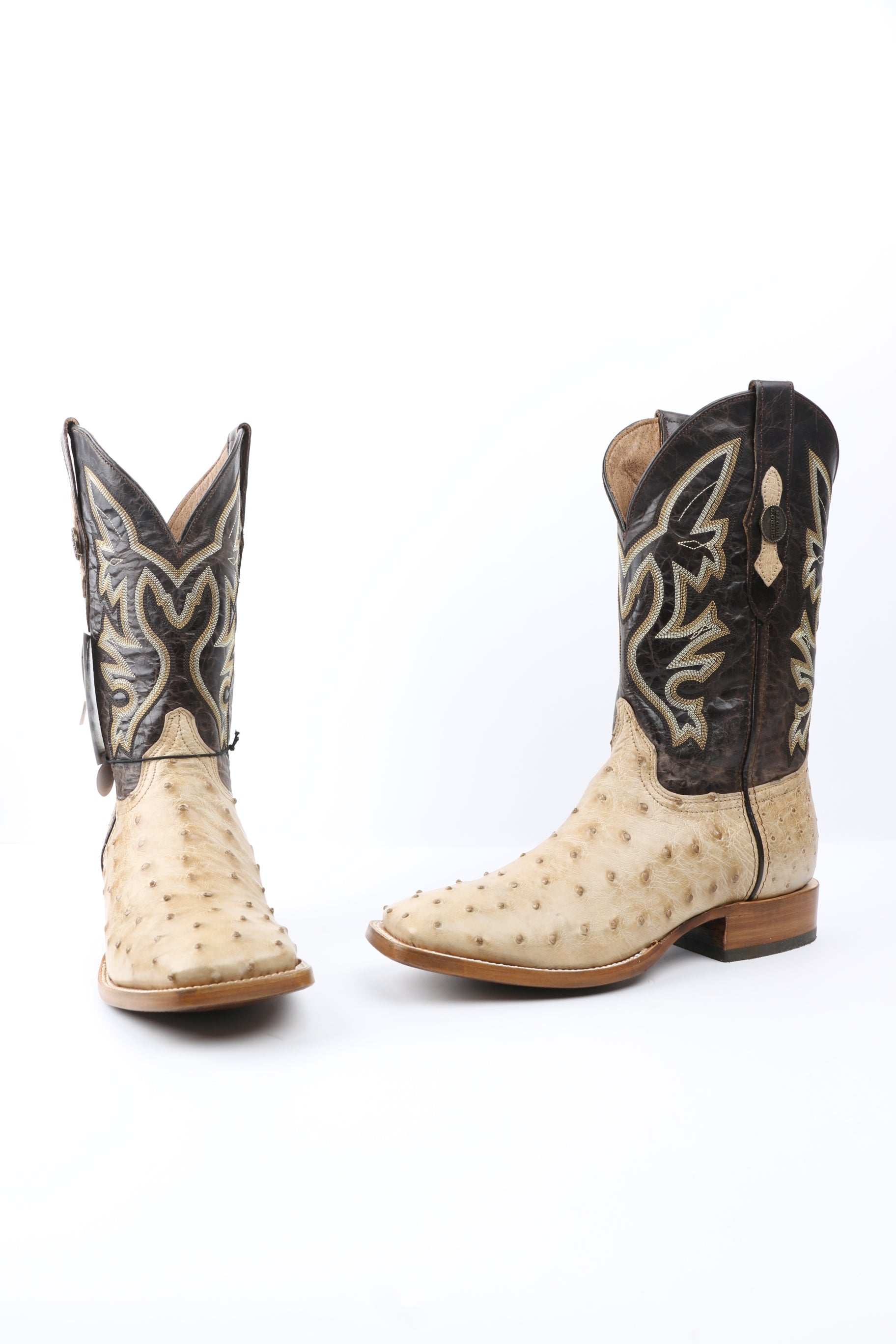 Chero's Premium Exotic Ostrich Champagne Clearance Sale 70%OFF