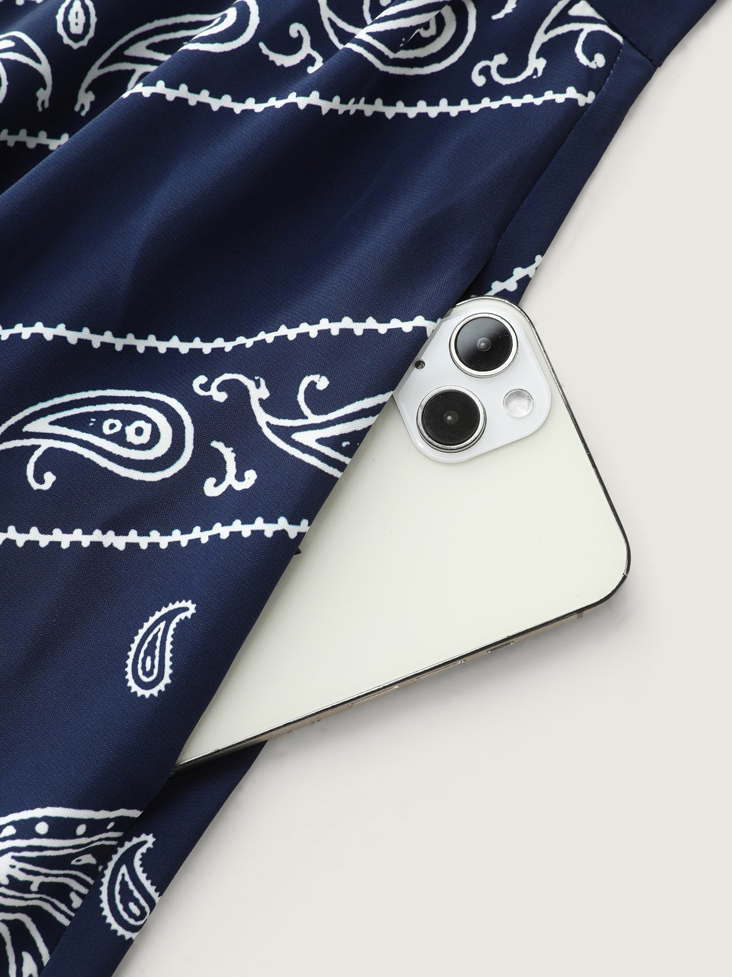 Geometric Stripe Shirred Back Mini Dress