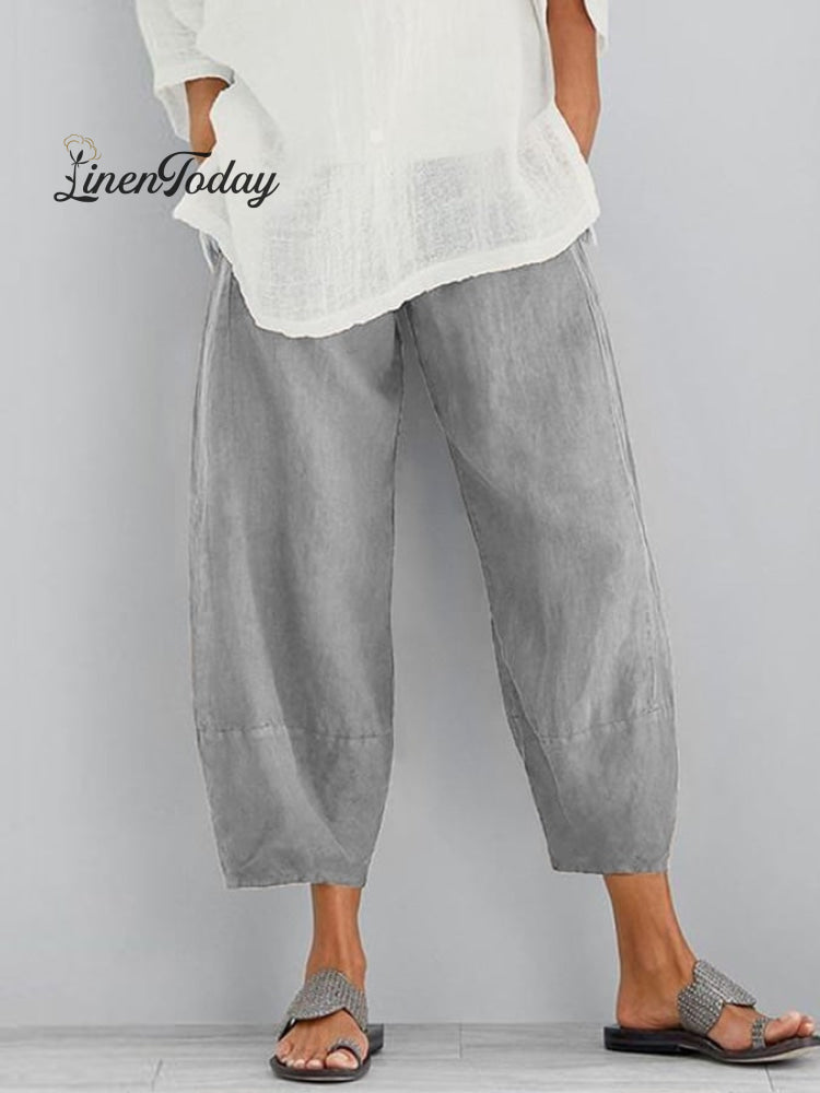 Women's Linen Casual Pants
