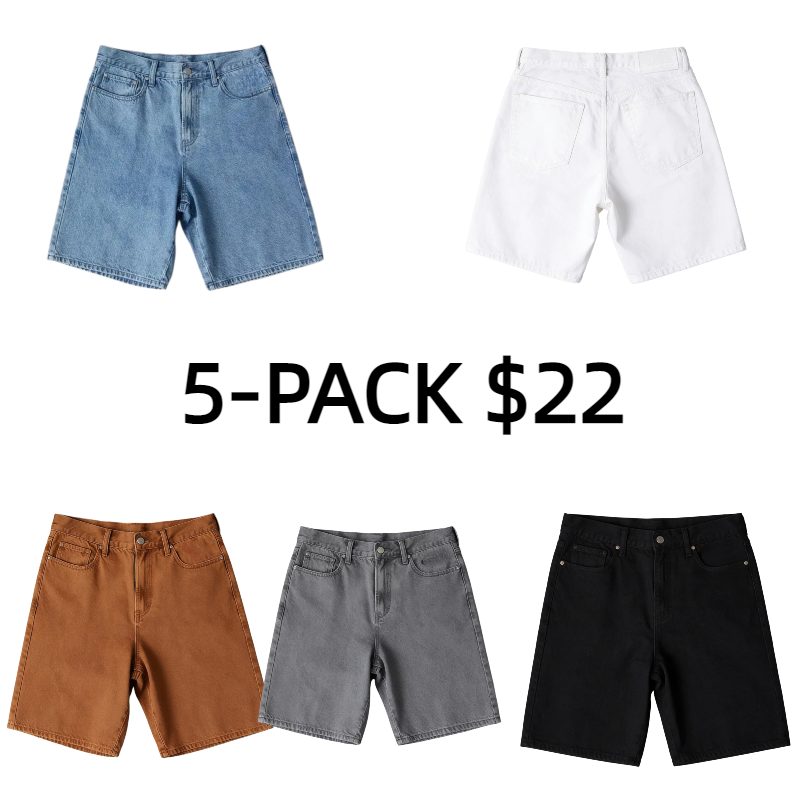 Men's Baggy Denim Shorts