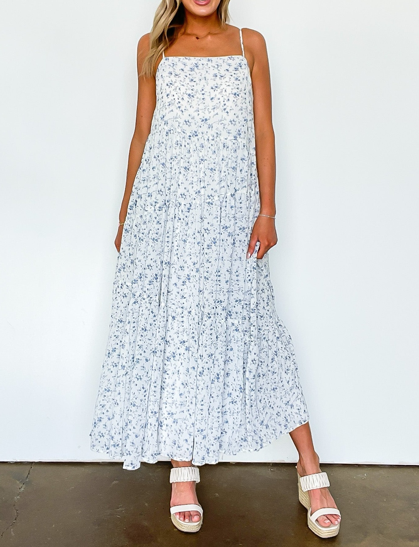 Flirtatious Poise Floral Dress