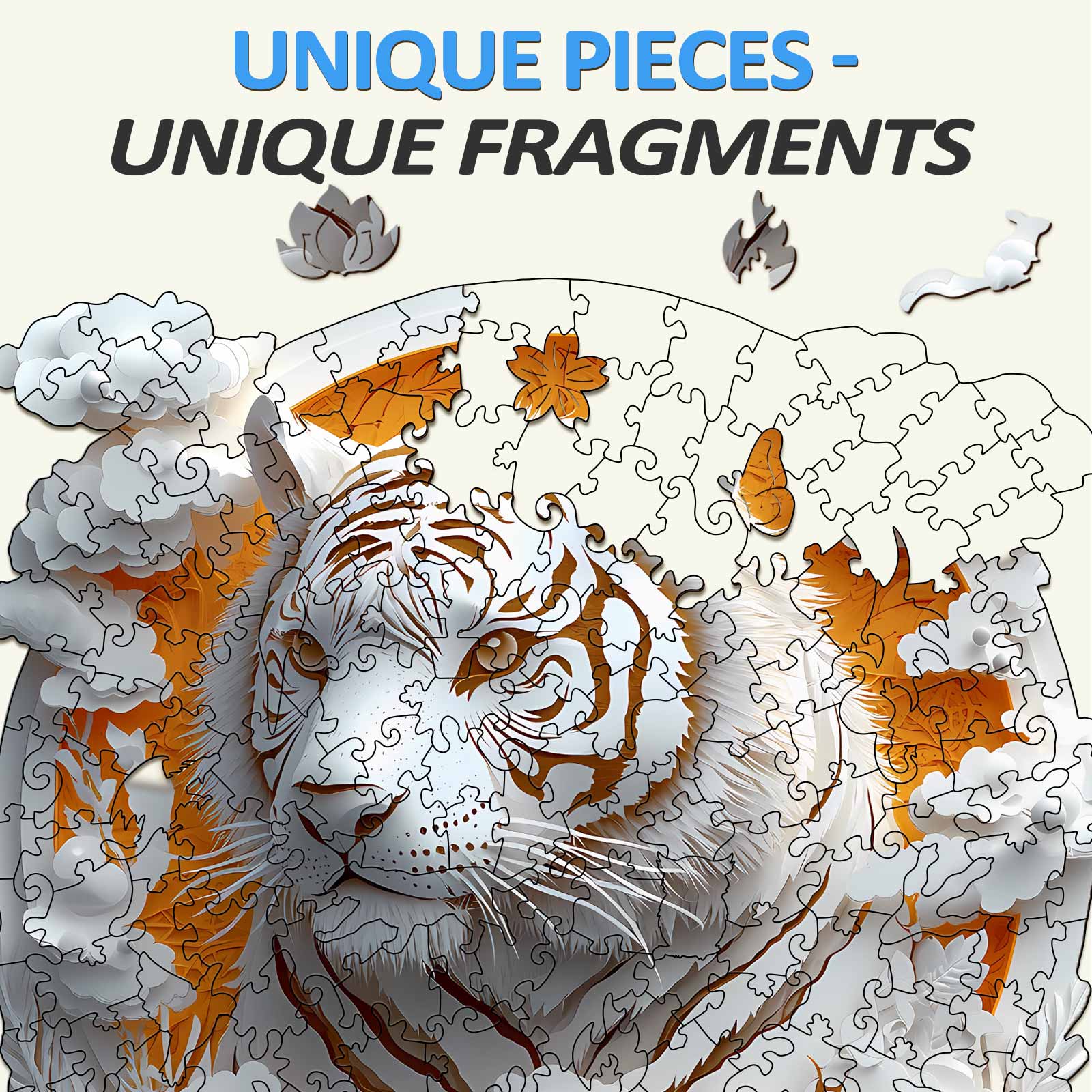 Paper Tiger Wooden Jigsaw Puzzle