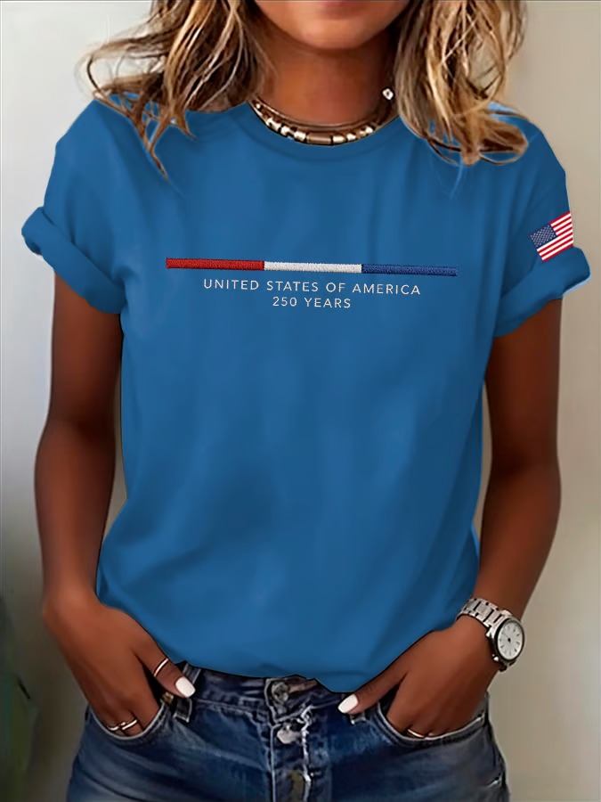Women'S Retro American Independence Day 