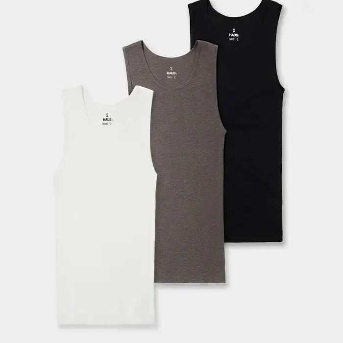 Men's Ultra-Soft Cotton Fitted Tank Top