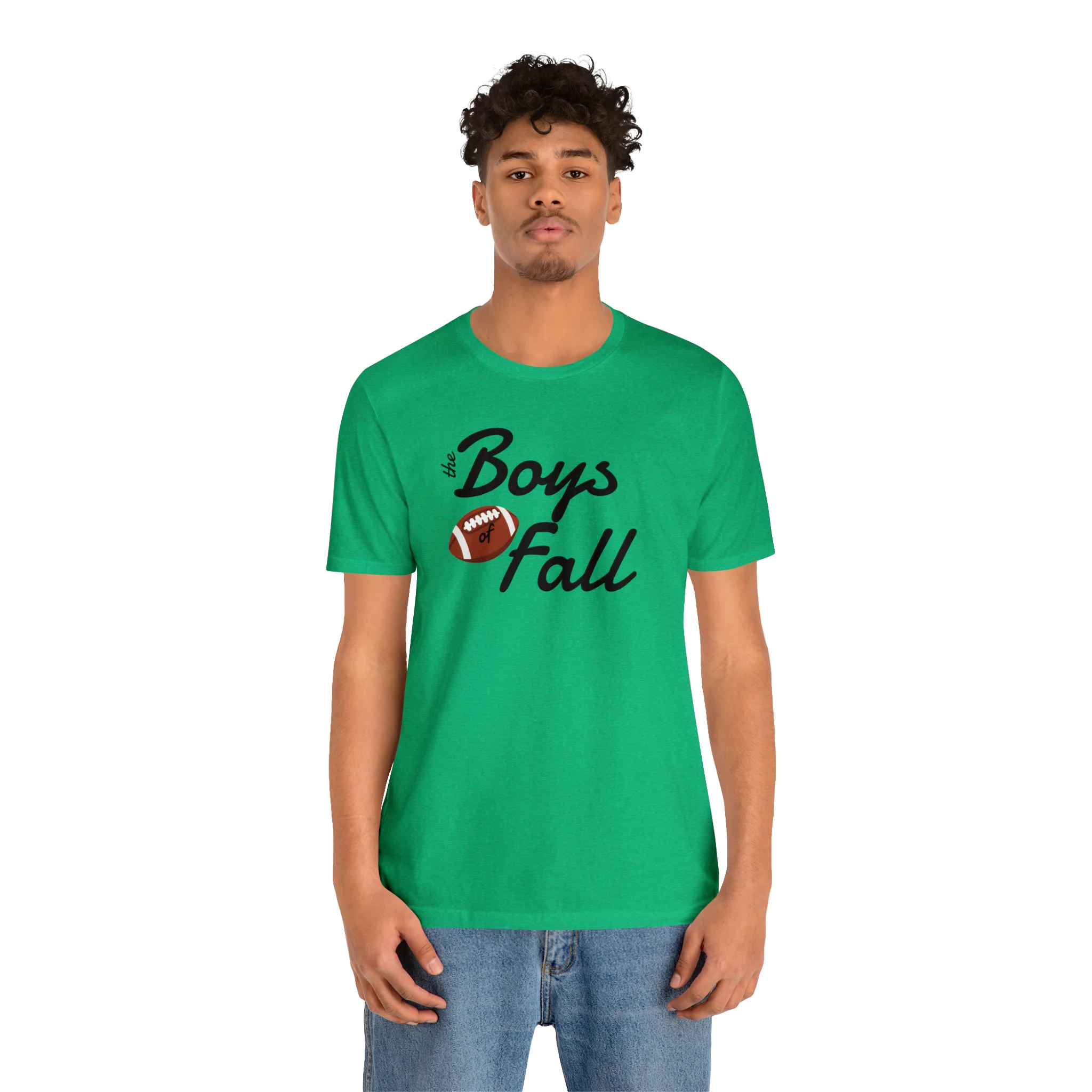 Boys of Fall Football Patch Unisex Softstyle T-Shirt