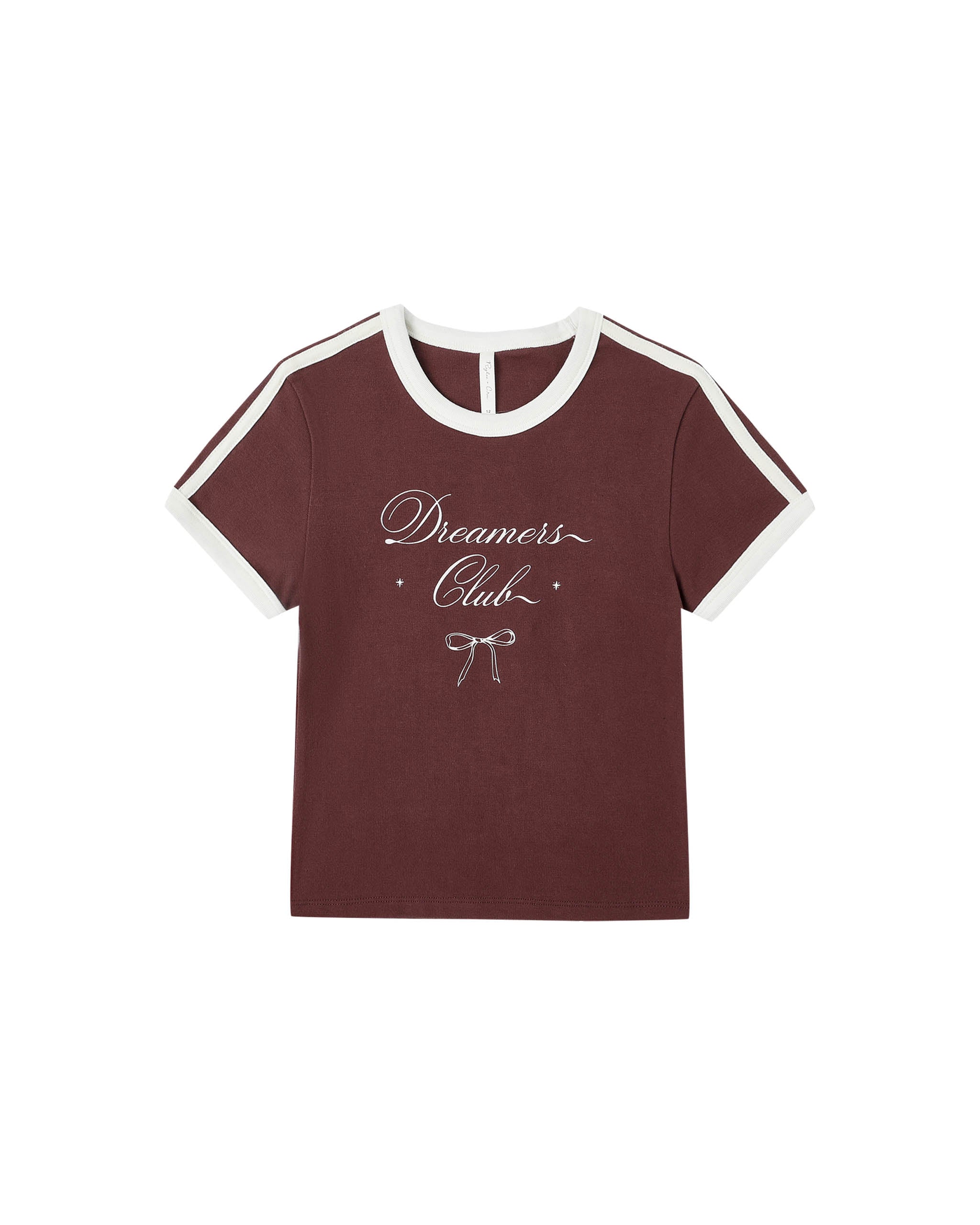 Teen Baby Tee || Burgundy