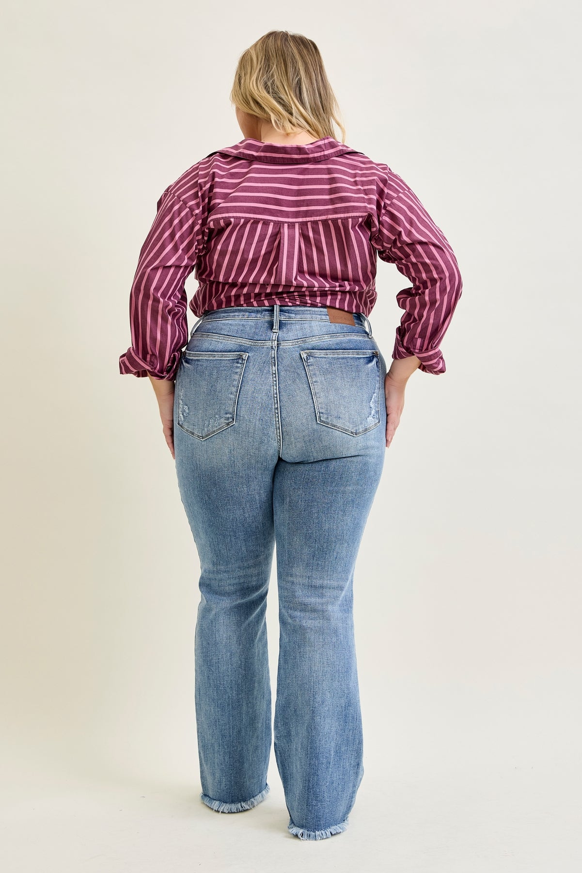 Daisy Bootcut with Fray Hem - PLUS