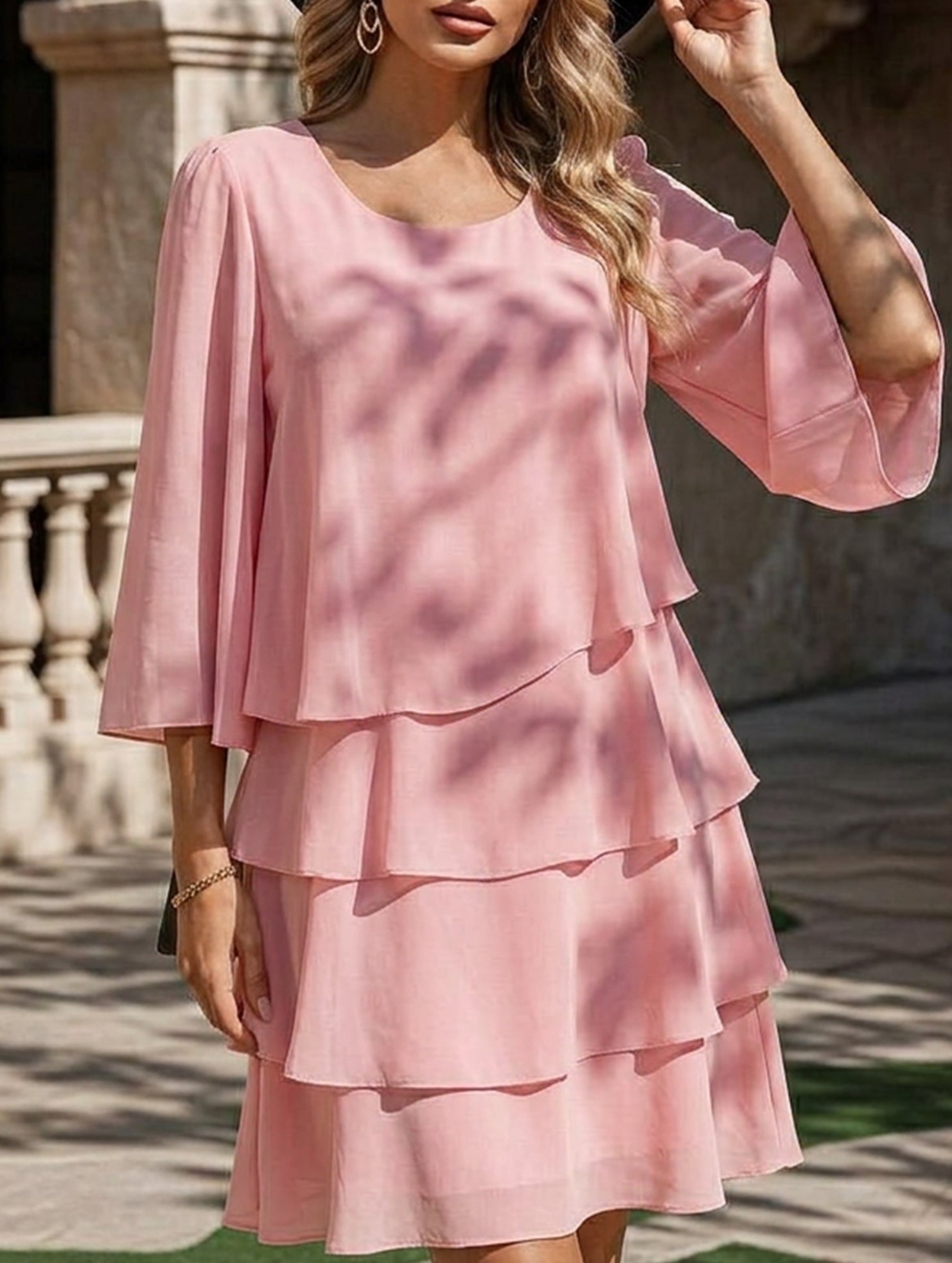 Loose Tiered Cake Dress