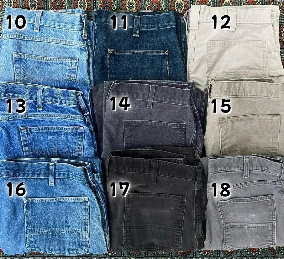 🔥Last Day 89% OFF🔥CHT Men's 9-PACK Work Pants with 7 Pockets