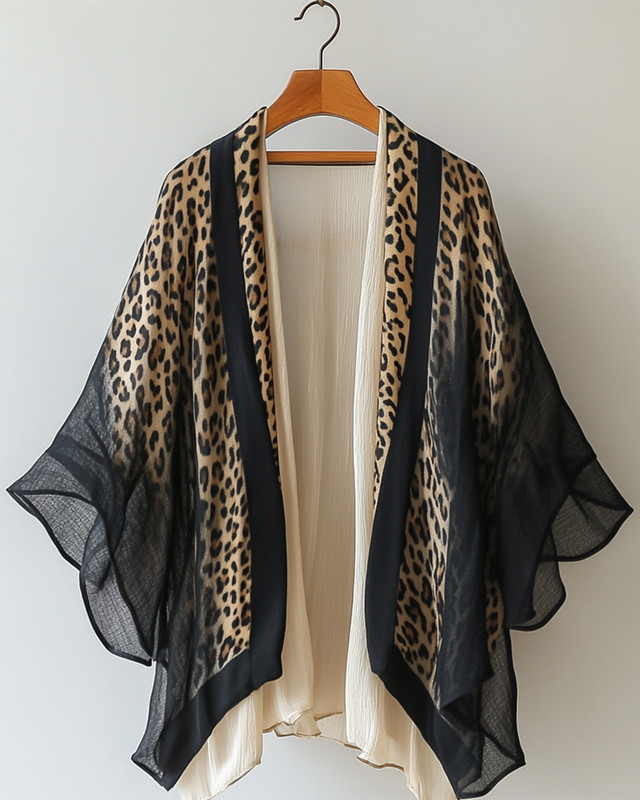 Summer vacation high-end chiffon cardigan f3ef
