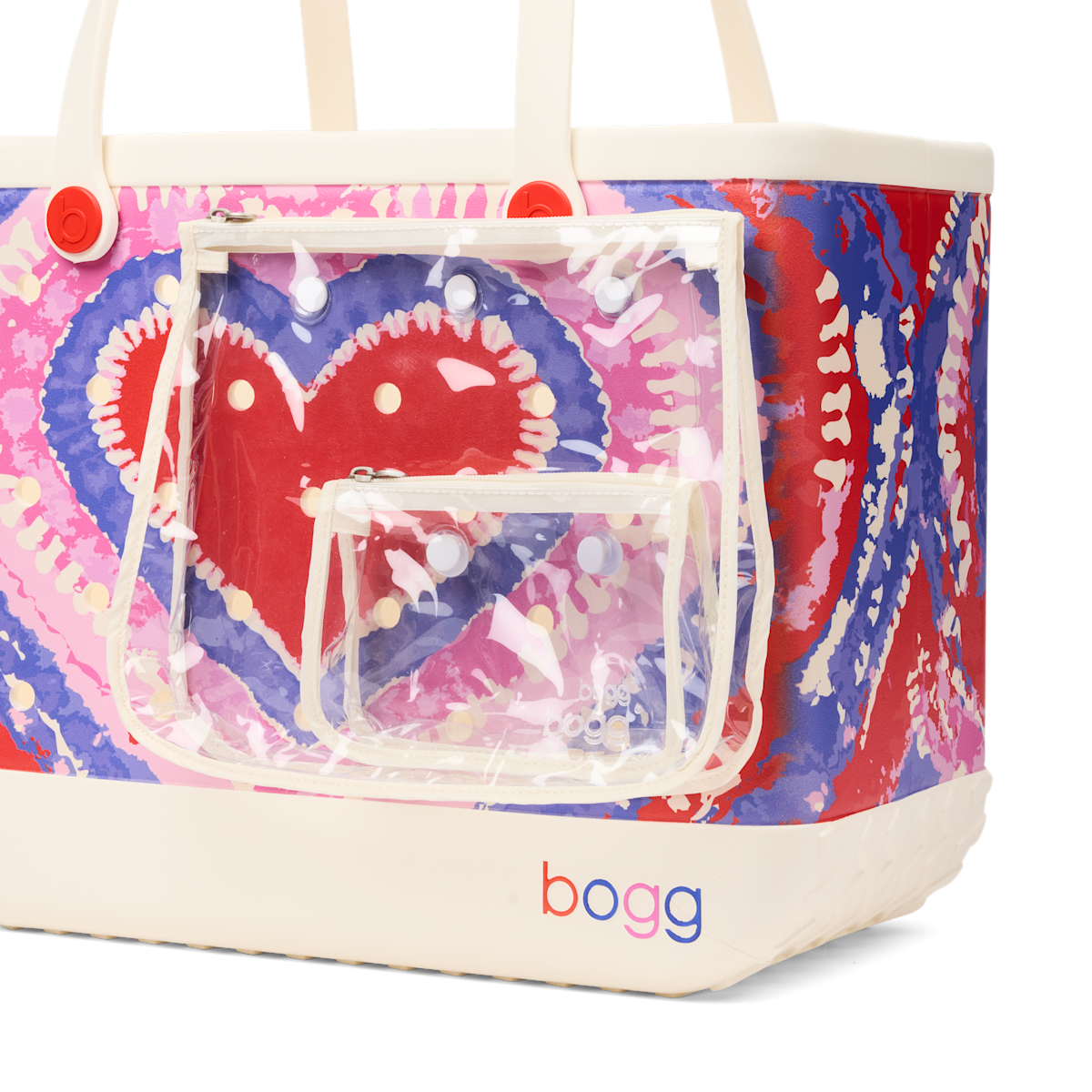 Original Bogg Bag - Dye-licious Heart Buoy Red