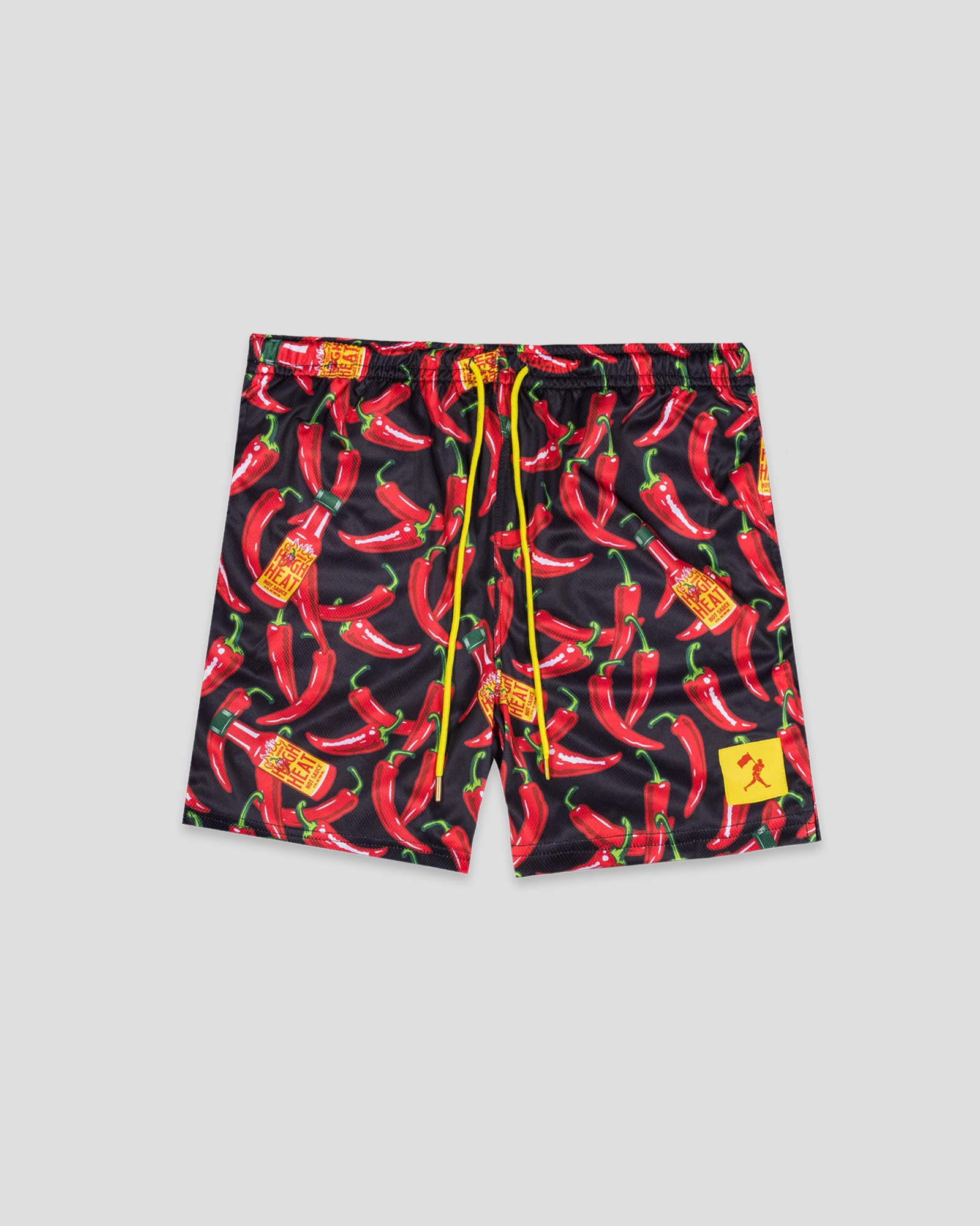 High Heat Hot Sauce Diamond Air Mesh Shorts - Youth