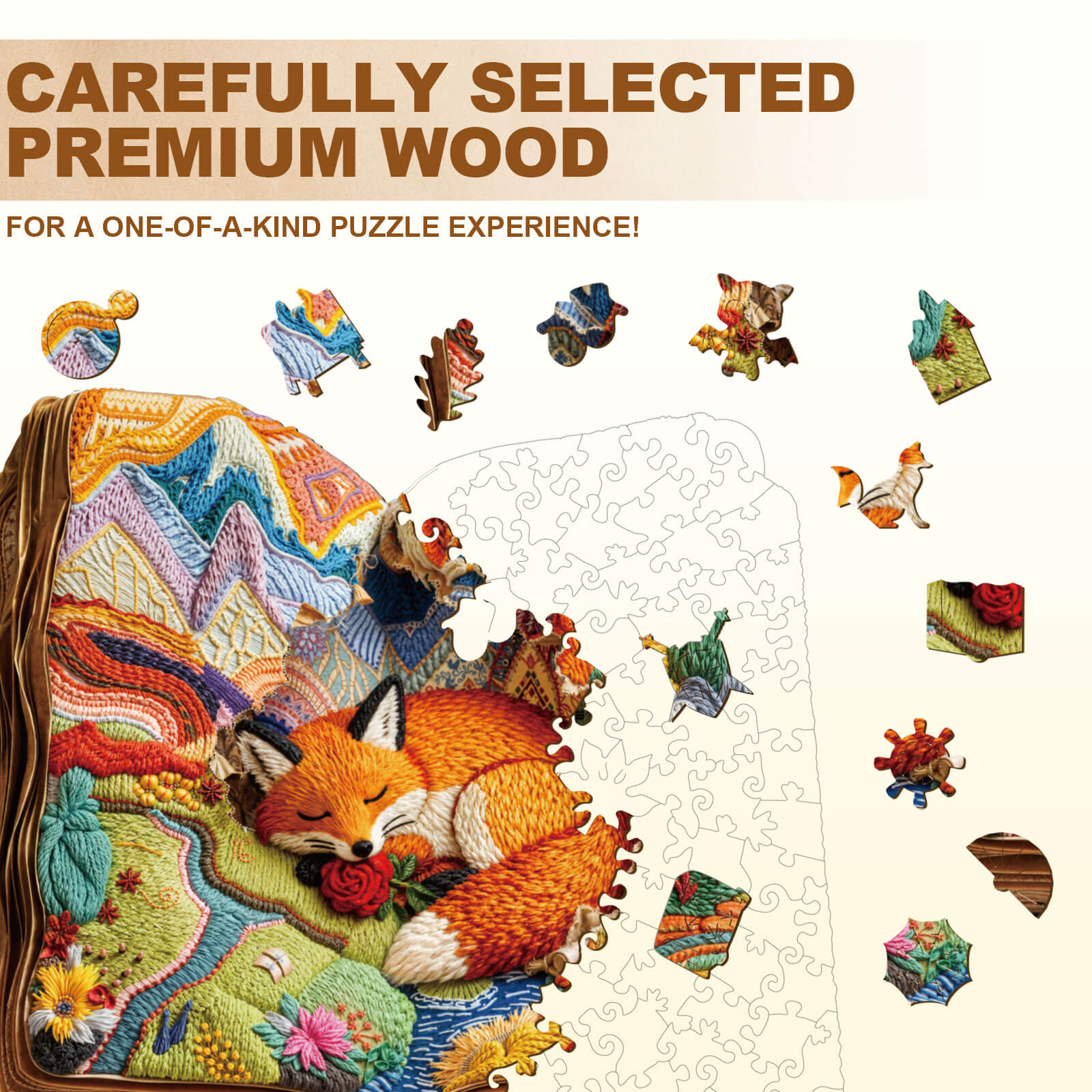 Fox Tale Wooden Jigsaw Puzzle