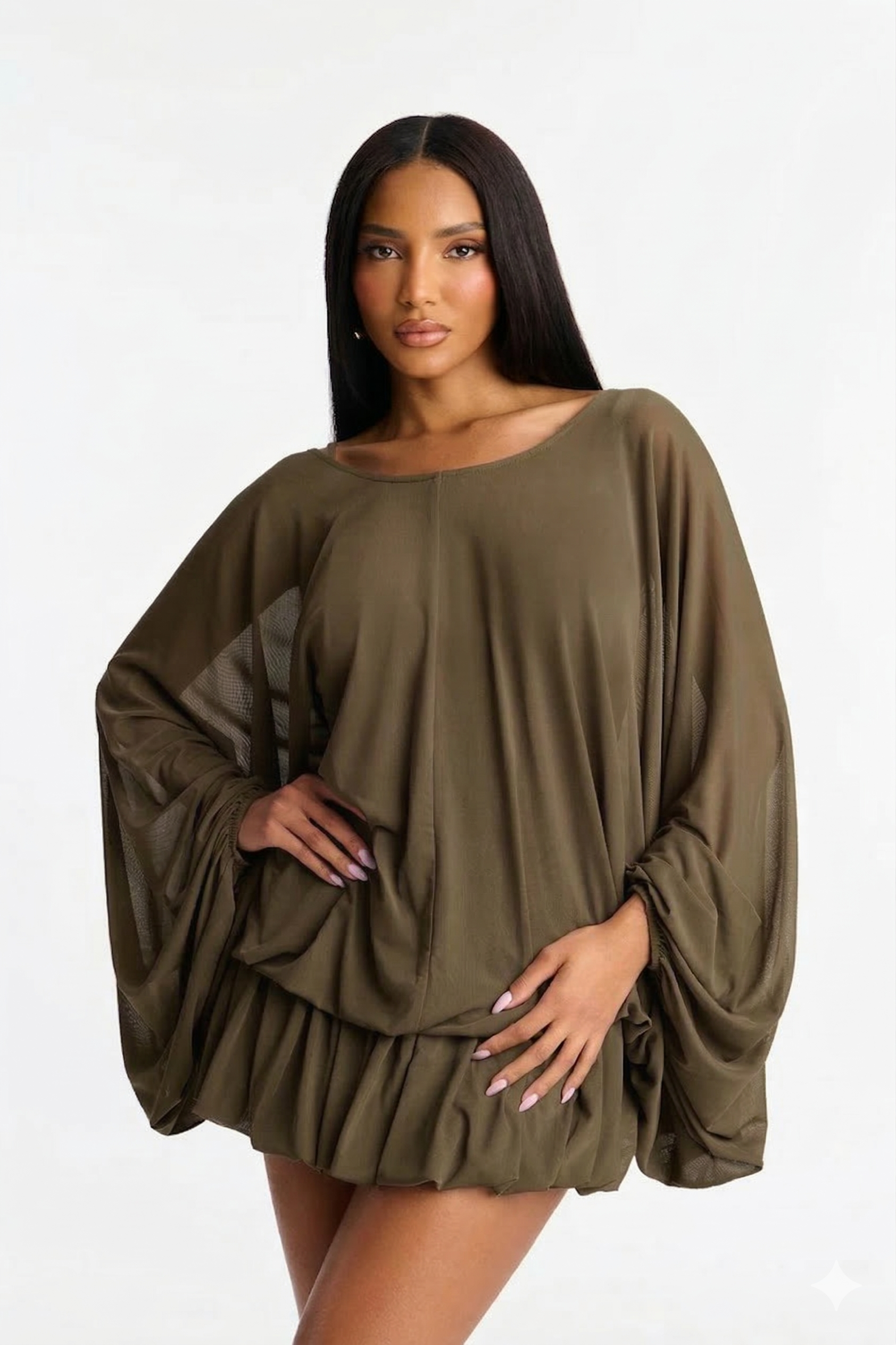 🔥The It Girl Backless Mesh Mini Dress