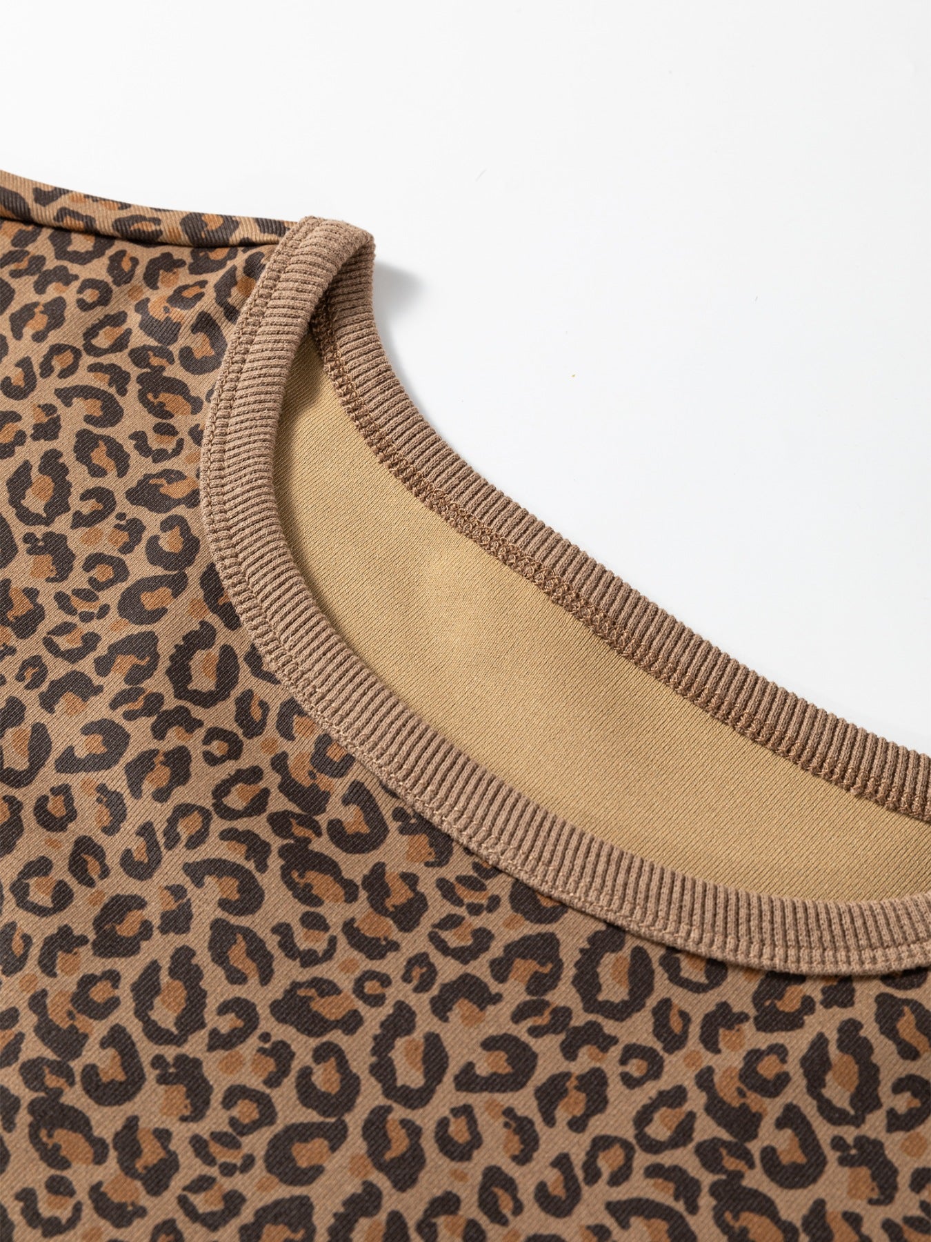 Leopard Print Relaxed Fit T-Shirt