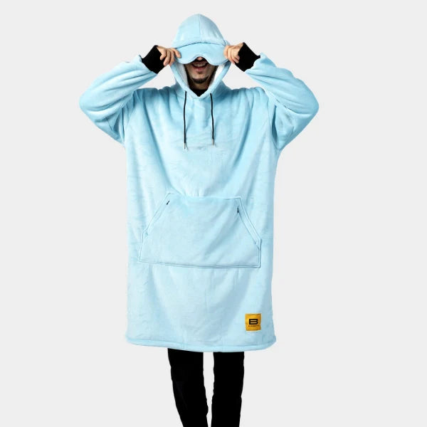 Wearable blanket Oversized with sherpa lining One size fits most.