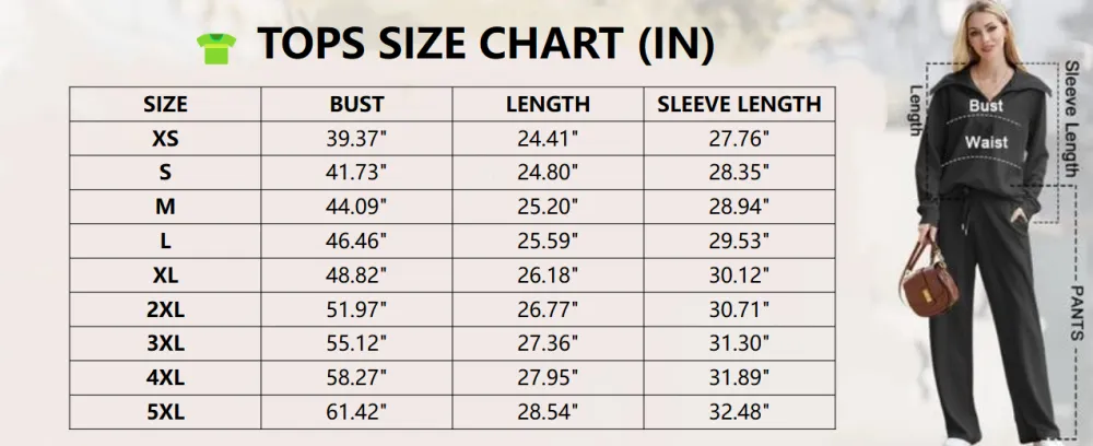 Women's Casual Set 2025 Collection Half-Zip Sweatshirt and Wide-Leg Pants