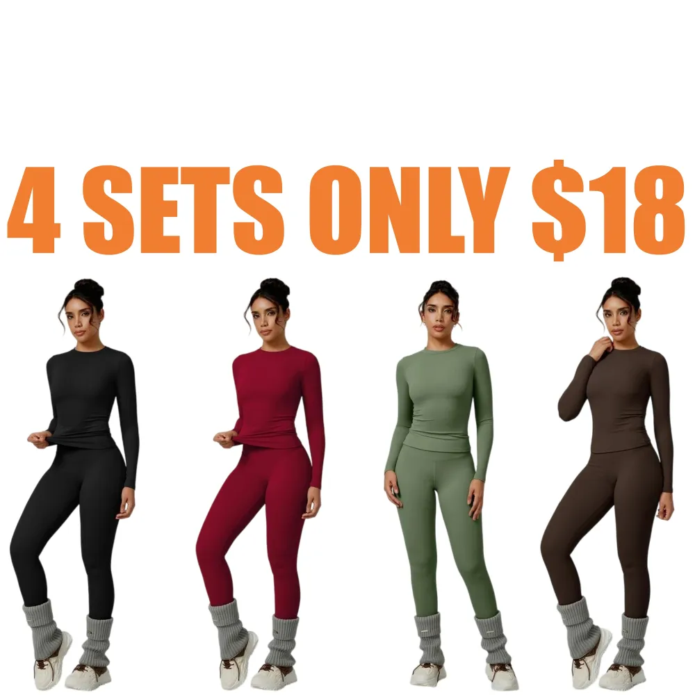 Women's Patchwork Yoga Sets, High Elastic Slim-Fit