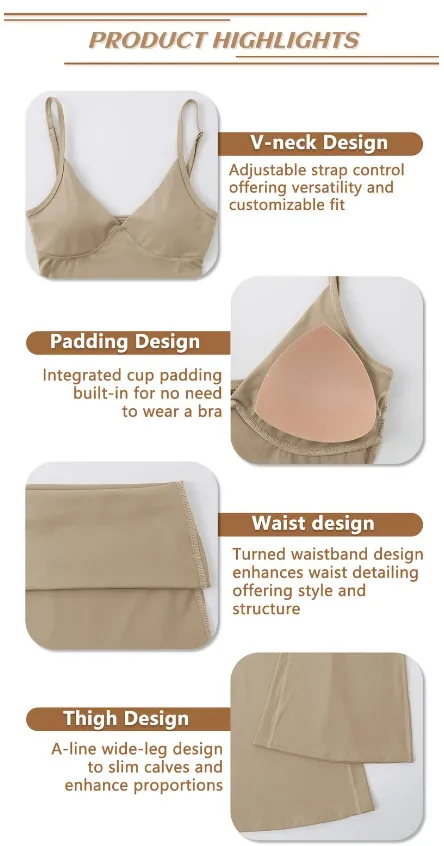 Women's 2-Piece Deep V Crop Cami & Flared Pants Set