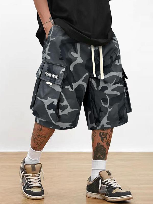 Men's Street Camo Cargo Shorts (Loose Fit)