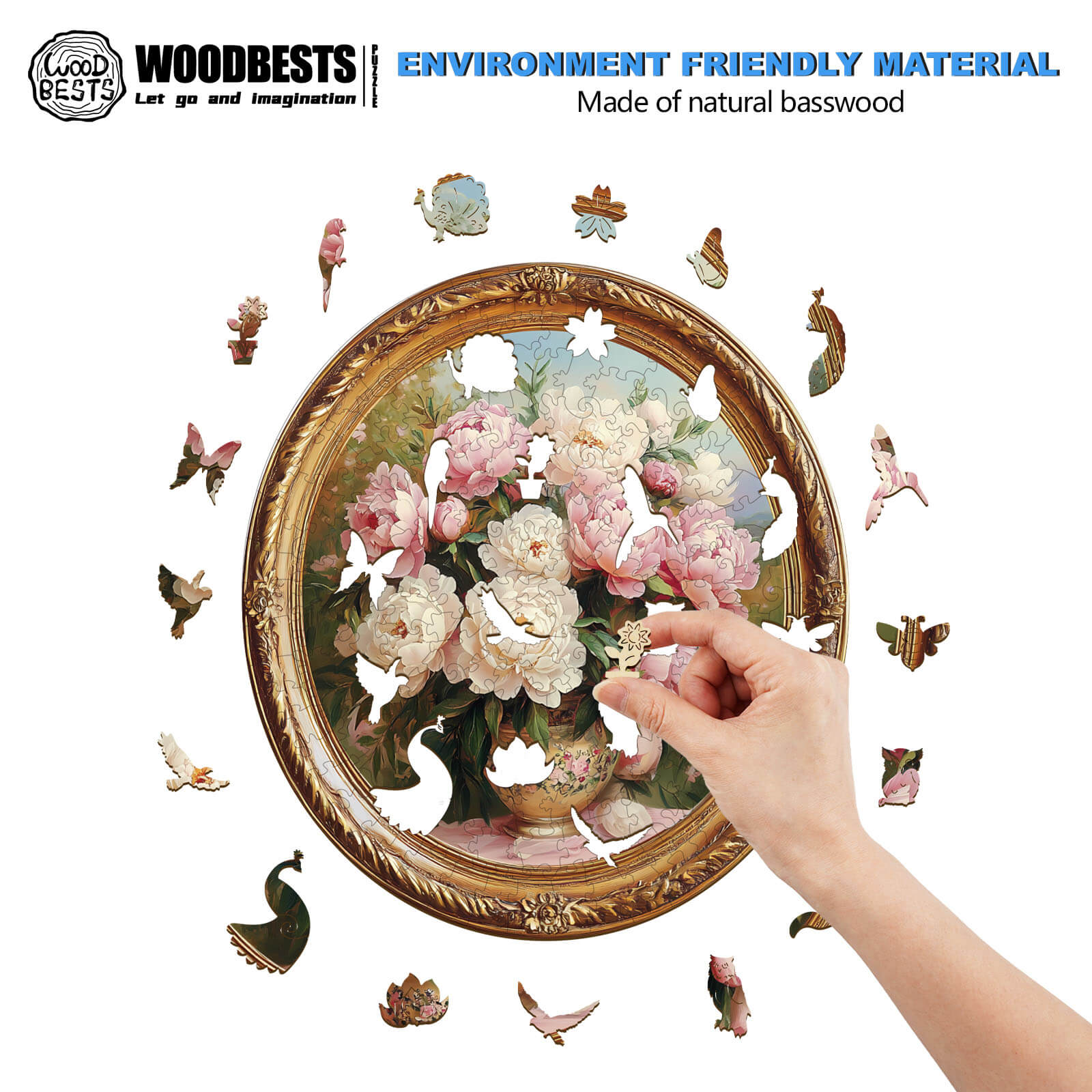 3D Tranquil Spring Day Wooden Jigsaw Puzzle