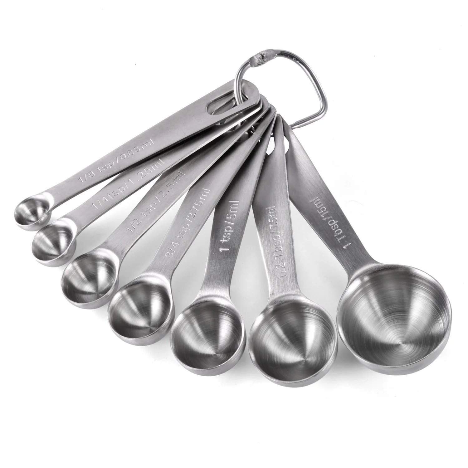14PC Stainless Steel Measuring Cup and Measuring Spoon Set