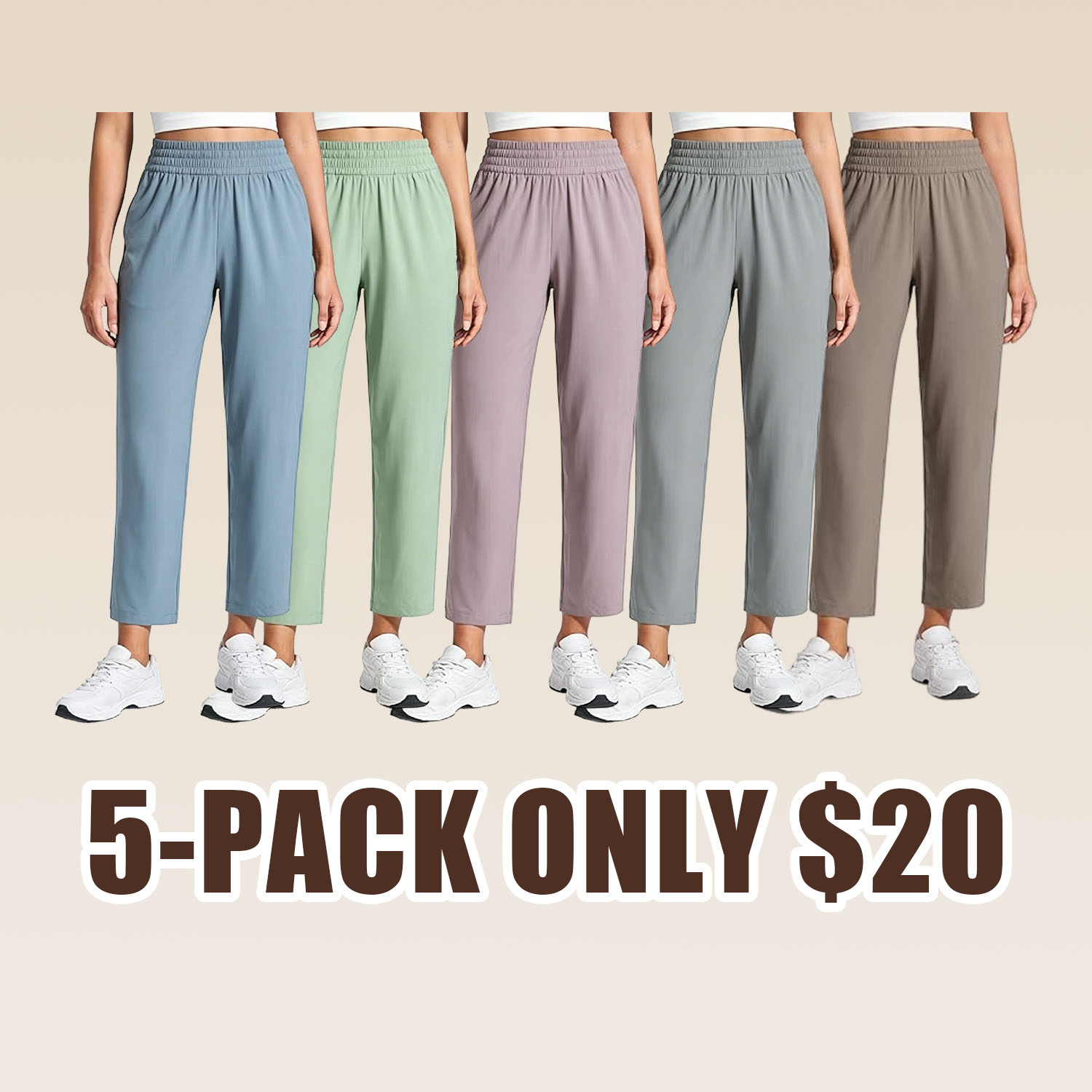Lightweight Drapey Tapered Ankle Pants for Women