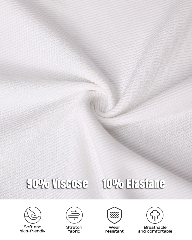 Built-in Bra 2 Piece Athletic Tank Tops for Women Ribbed Tank Top