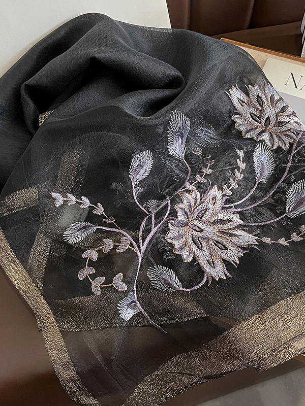 Embroidered Leisure Fashion Shawl&Scarf