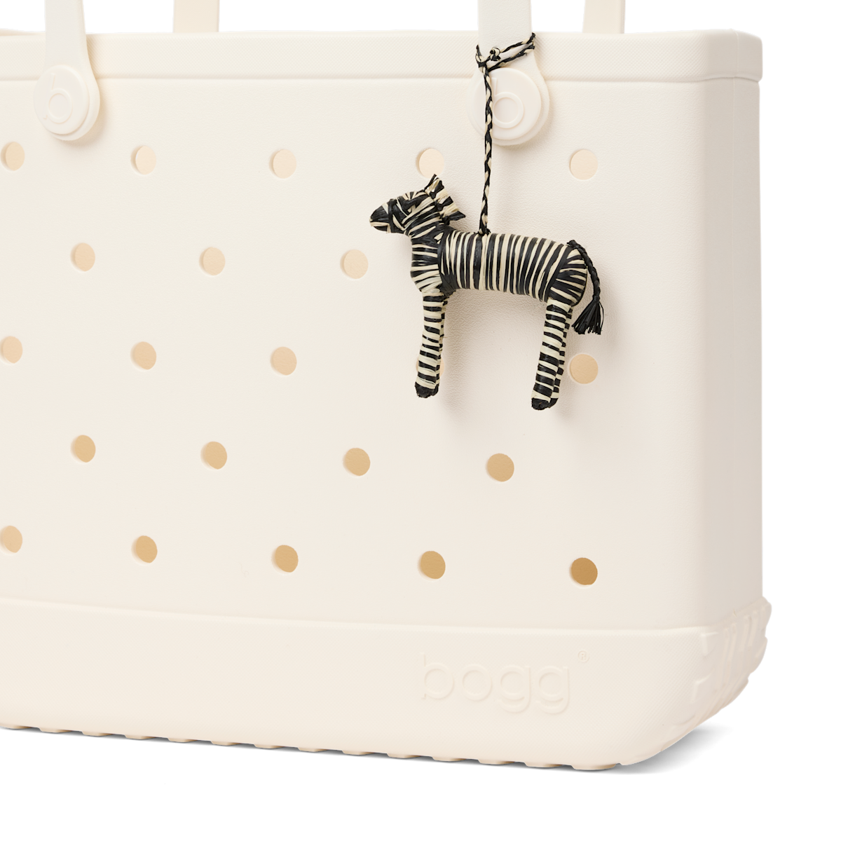 Bogg'd & Charmed  - Raffia Zebra