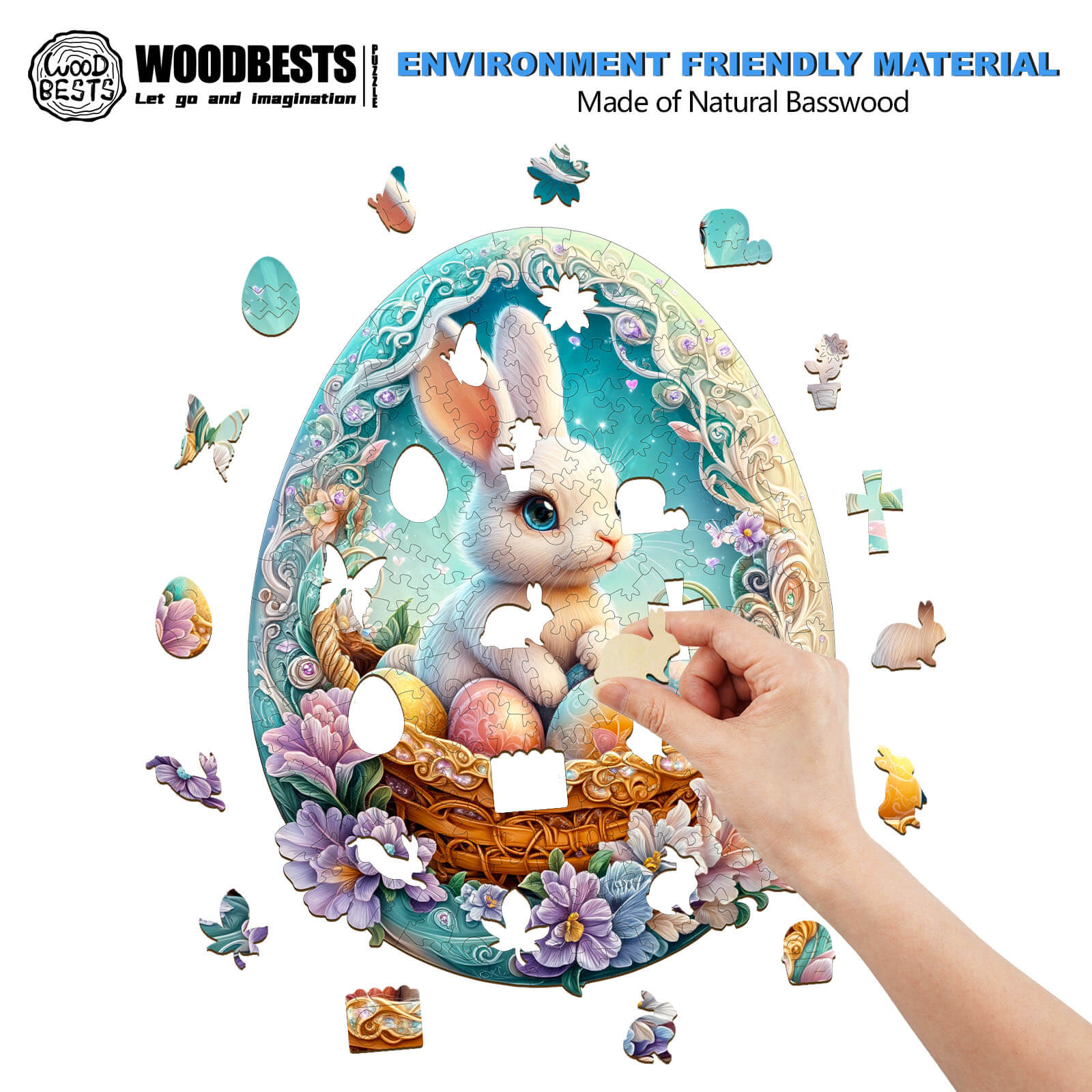Wonderland Easter-2 Wooden Jigsaw Puzzle