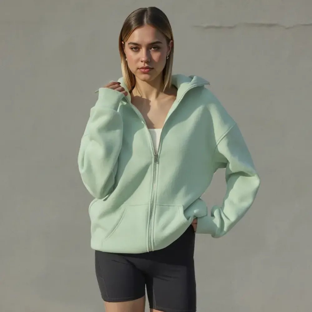 Women’s Balaclava Full-Face Mask Zip-Up Hoodie