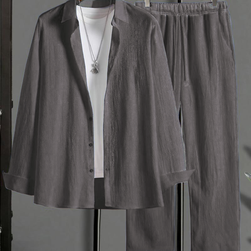 Plus Size Men’s Casual Sport Suit