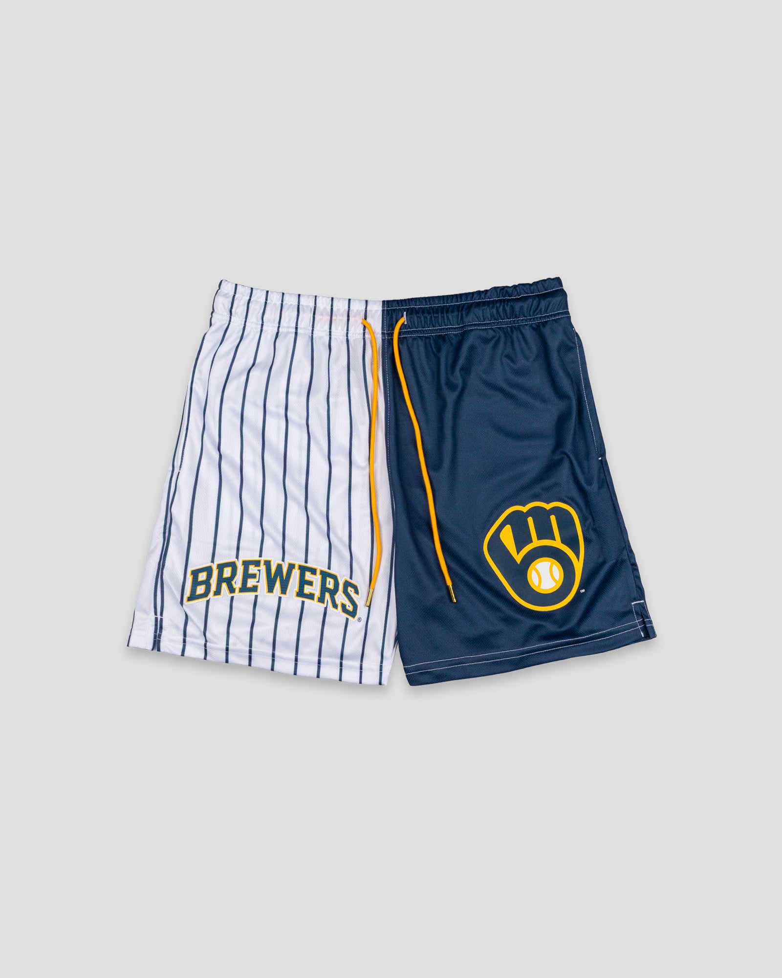 Home Away Diamond Air Youth Mesh Shorts - Milwaukee Brewers