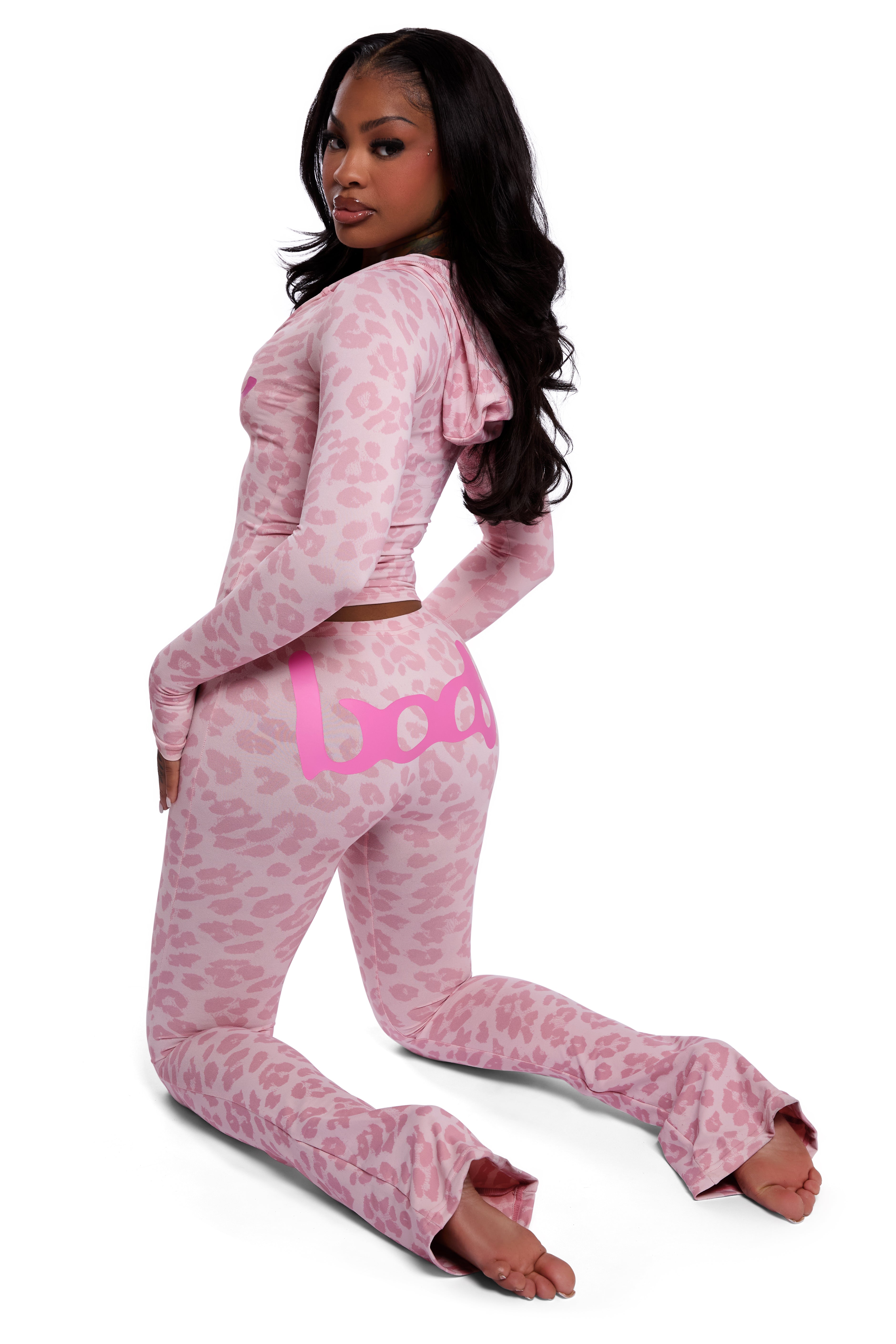 BASICS ULTRA LOW-RISE LEGGINGS 2.0 (PRETTY PINK GIRAFFE)