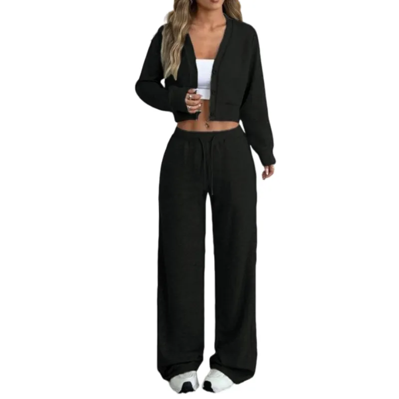 Women's Long Sleeve Jacket & Pants Set