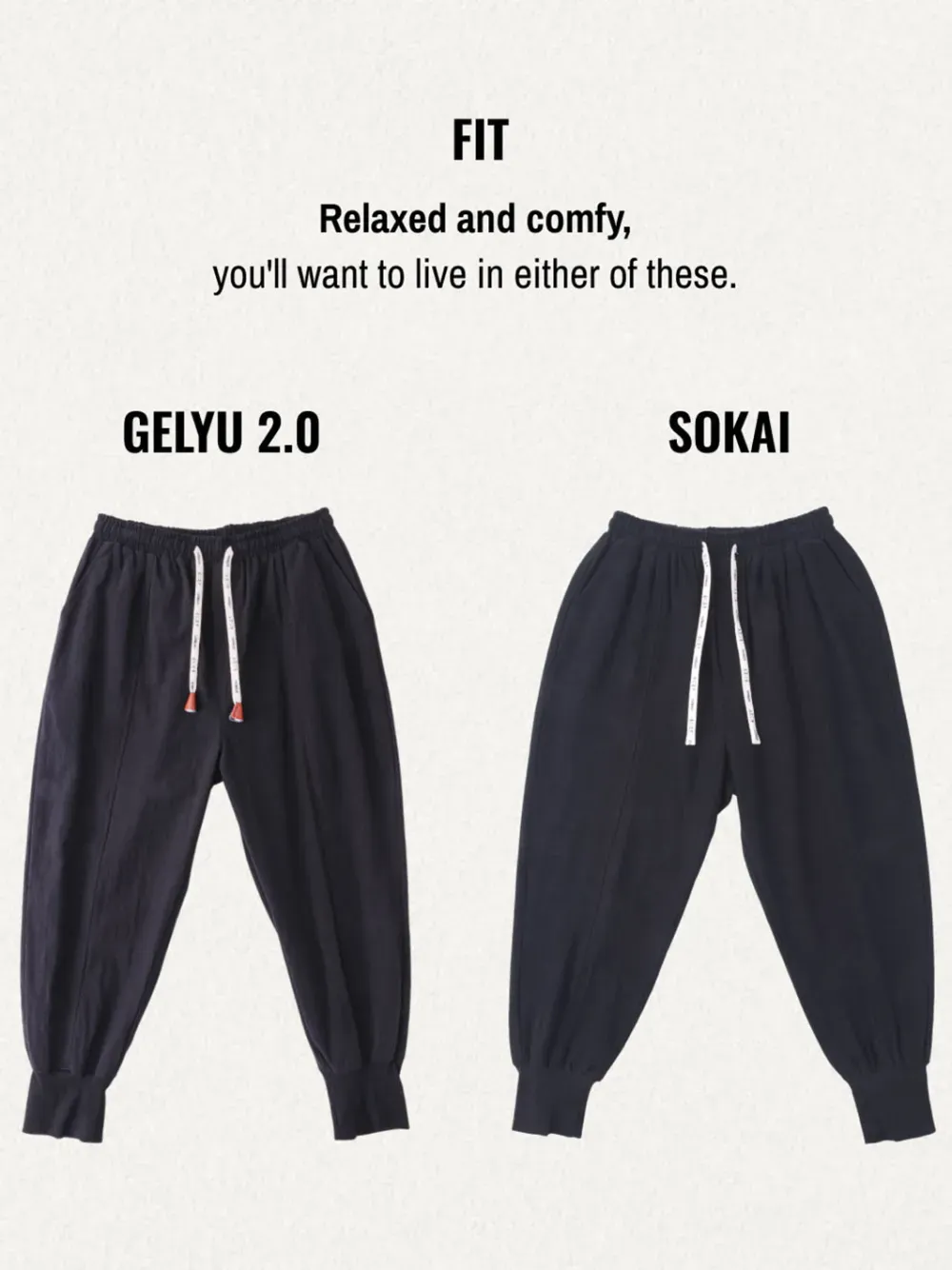 Contrast Color Drawstring Knitted Pencil Pants