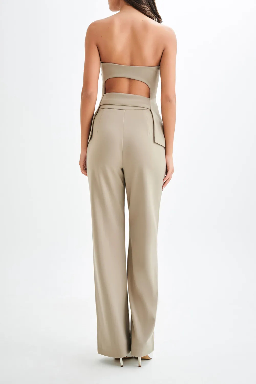 Pleated Wide Straight Leg Pants