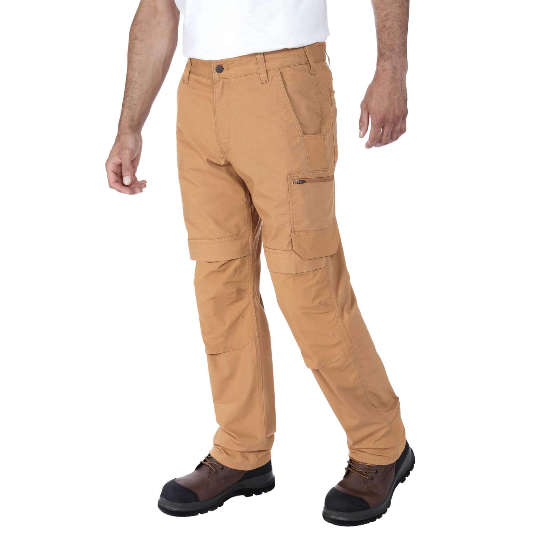 CHT Steel Rugged Flex Relaxed Fit Ripstop Double-Front Multi-Pocket Trousers 105074