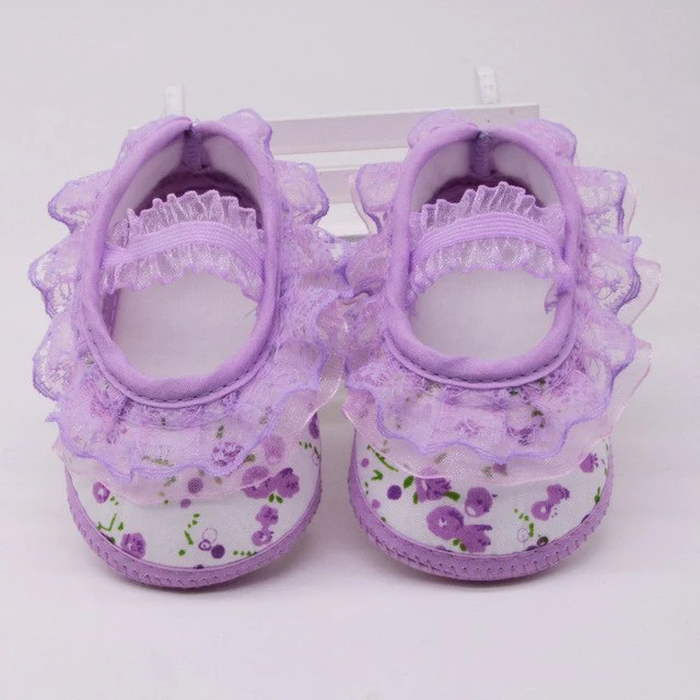New Princess Baby Girls Cute Lace Shoes
