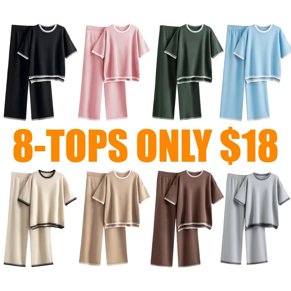 Women's Knit 2 Piece Sweater Sets