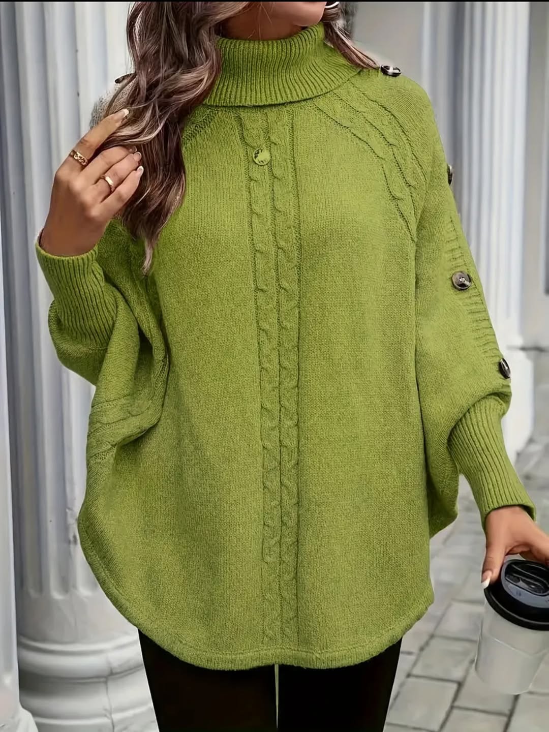 Women Turtleneck Knitted Casual Sweater