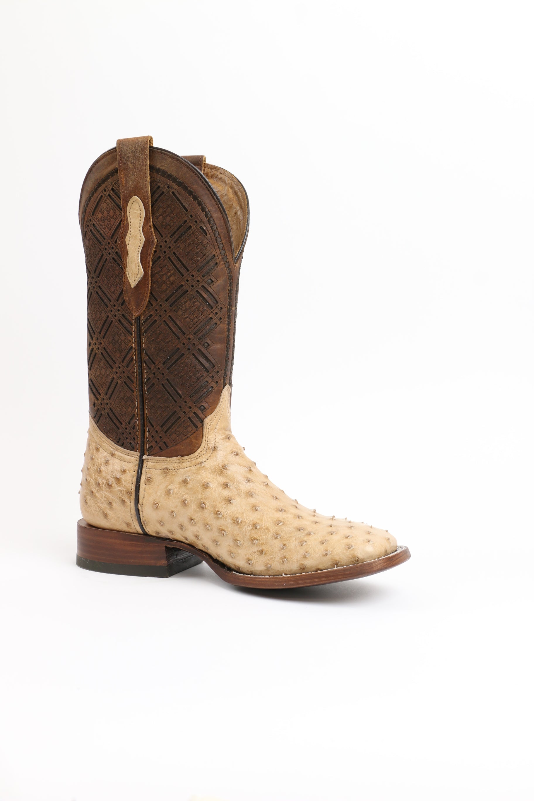 Chero's Premium Exotic Ostrich Vintage Sand Clearance Sale 70%OFF