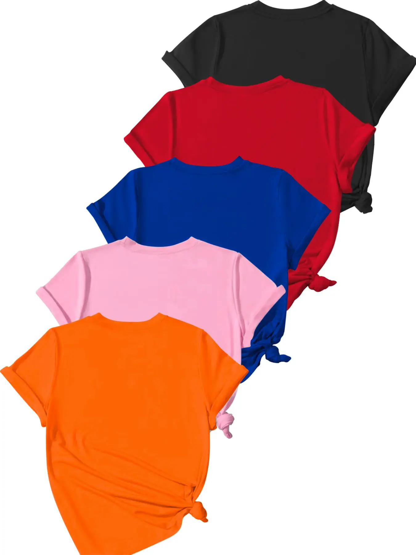 Women's Butterfly & Letter Print Round Neck Tee, Casual Short Sleeve Crew Neck T-shirt for Daily Wear