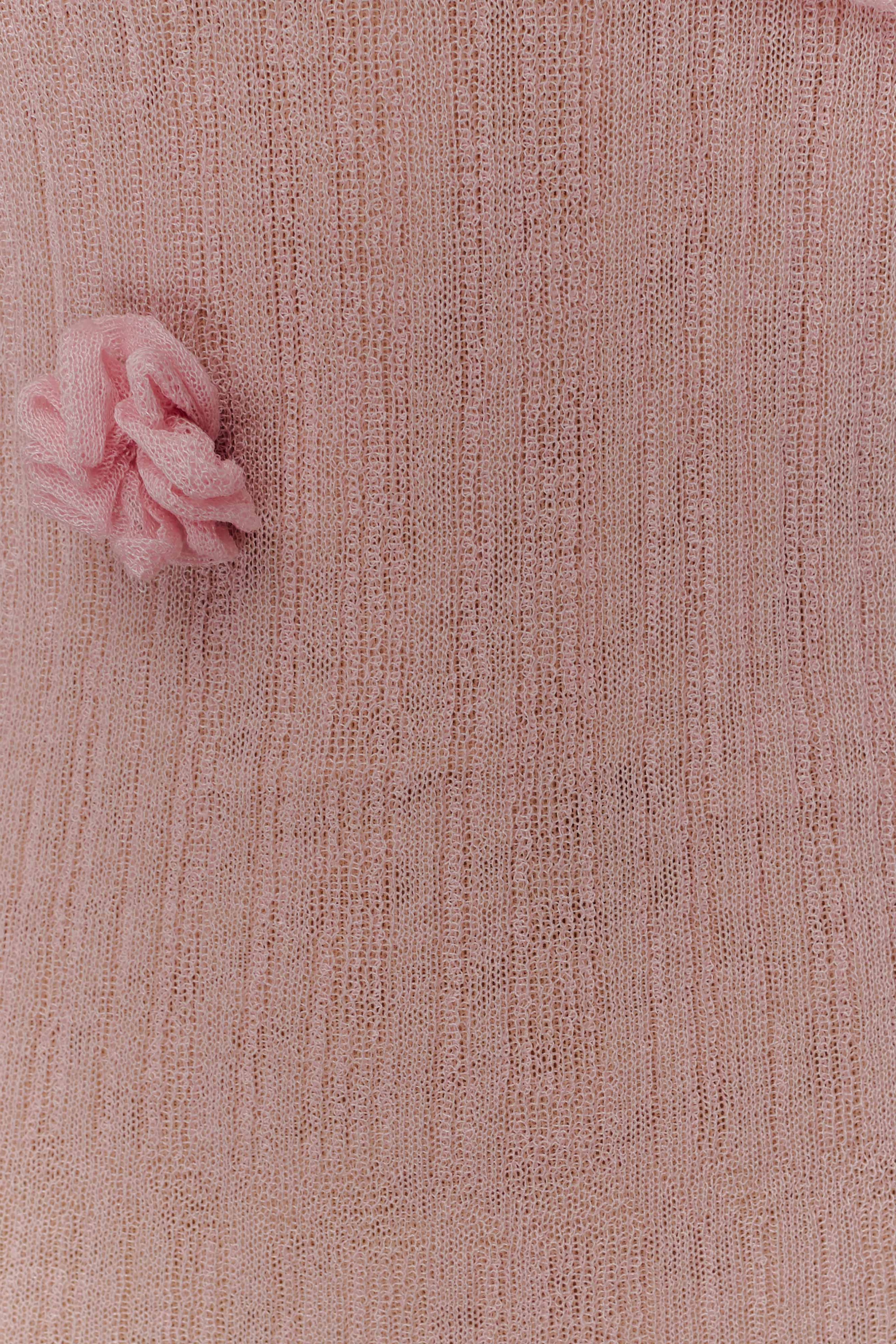 Pink Orchid Knit Maxi Dress