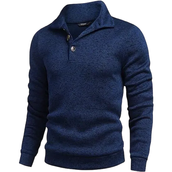 Men's Fitted Long Sleeve Turtleneck Pullover Sweater