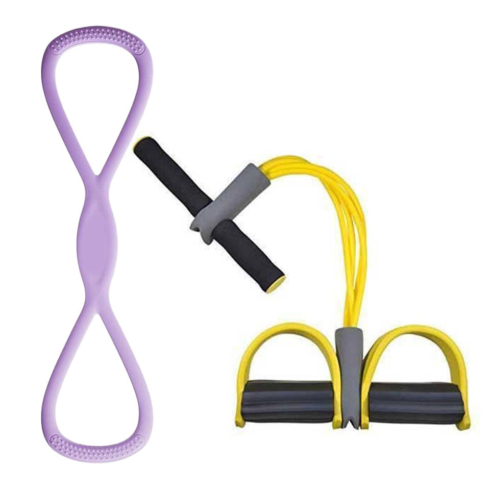 ✨2025 Hot Sale-Buy 2 Get 1 Free!!!🔥32 Fitness Resistance Bands-4 Tube Pedal Ankle Puller
