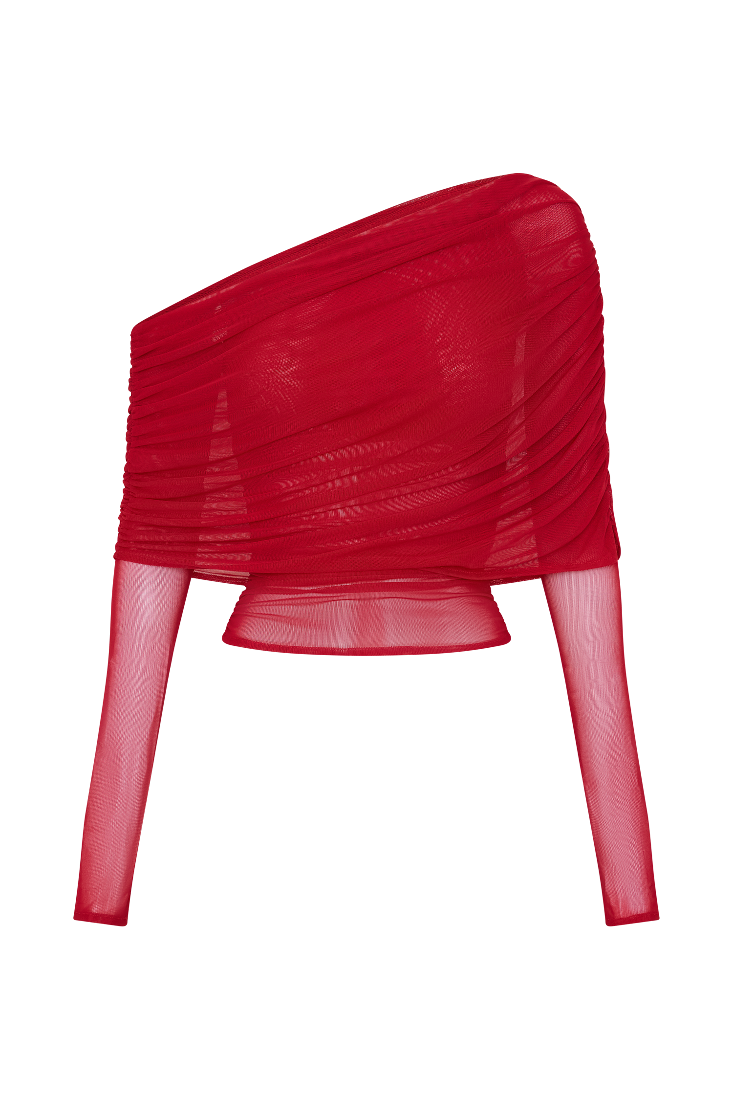 Ruby Sheer Mesh Off Shoulder Top